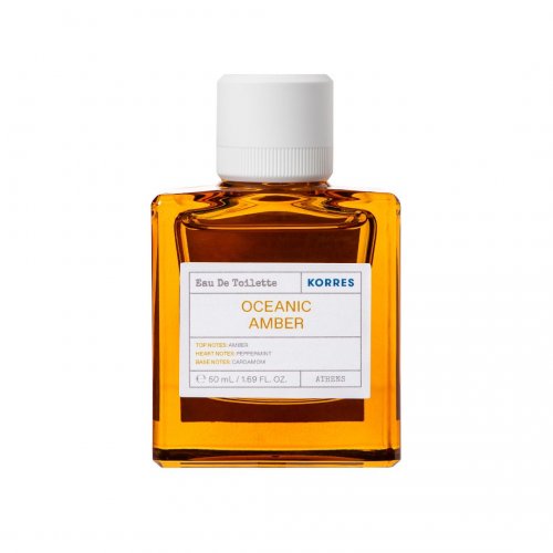 Korres Eau De Toilette Ανδρικό Άρωμα Oceanic Amber, 50ml